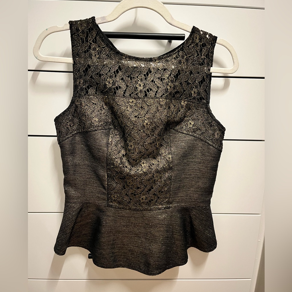 Guess By Marciano Peplum Blouse